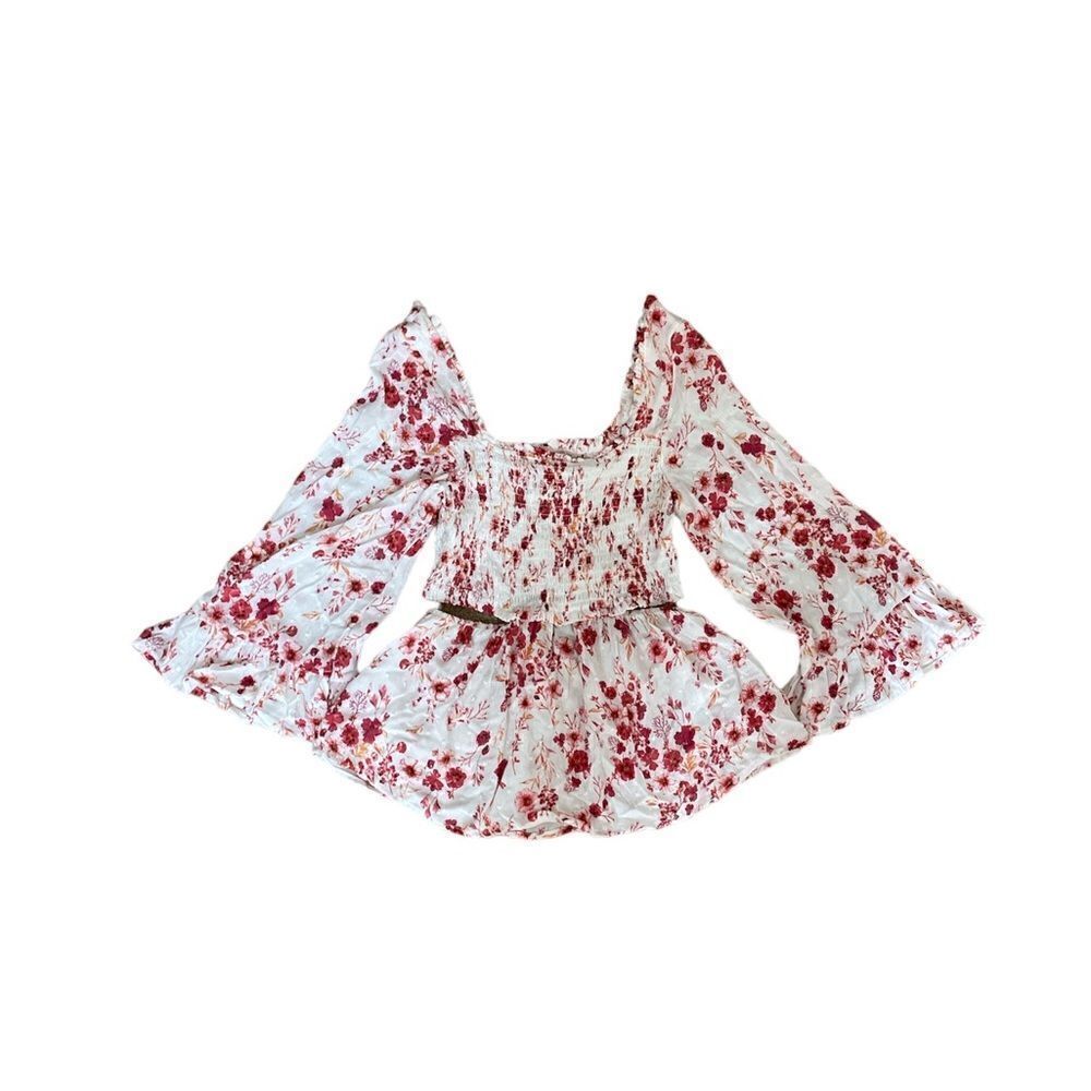 Bloomfield Long Sleeve Floral Top size M